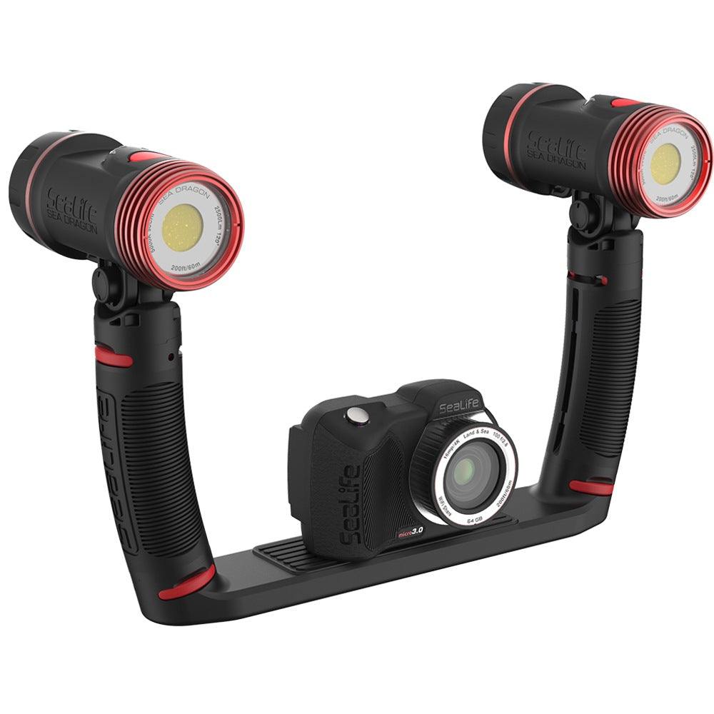 SeaLife Micro 3.0 64 GB Unterwasserkamera Pro DUO5000 (2x 2500) Light Set