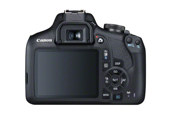 Canon EOS 2000D + EF-S 18-55mm F/4-5.6 IS STM compact