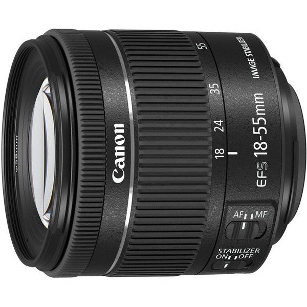 Canon EOS 2000D + EF-S 18-55mm F/4-5.6 IS STM compact