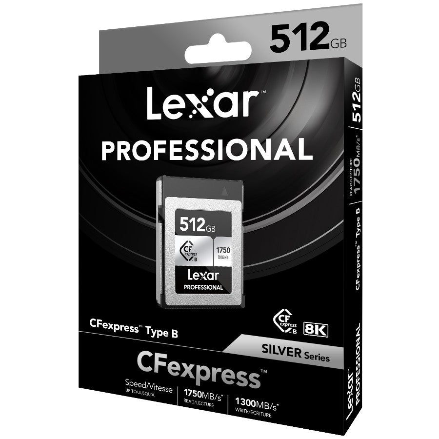 Lexar Professional Silver CFexpress-Karte Type B R1750/W1300 MB/s – 512GB