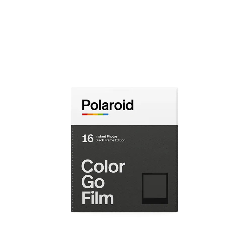Polaroid Go Color Sofortbildfilm Doppelpack (2 x 8 Fotos), schwarzer Rahmen