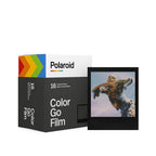 Polaroid Go Color Sofortbildfilm Doppelpack (2 x 8 Fotos), schwarzer Rahmen