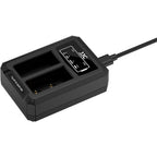 JJC Fuji DCH-W126TC USB-C Dual Battery Charger (for Fuji NP-W126 battery)