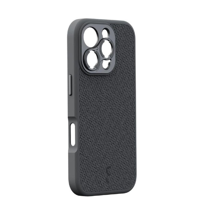 ShiftCam iPhone 16 Pro Case Dark Grey Fabric + LensUltra 1,33x Anamorphic