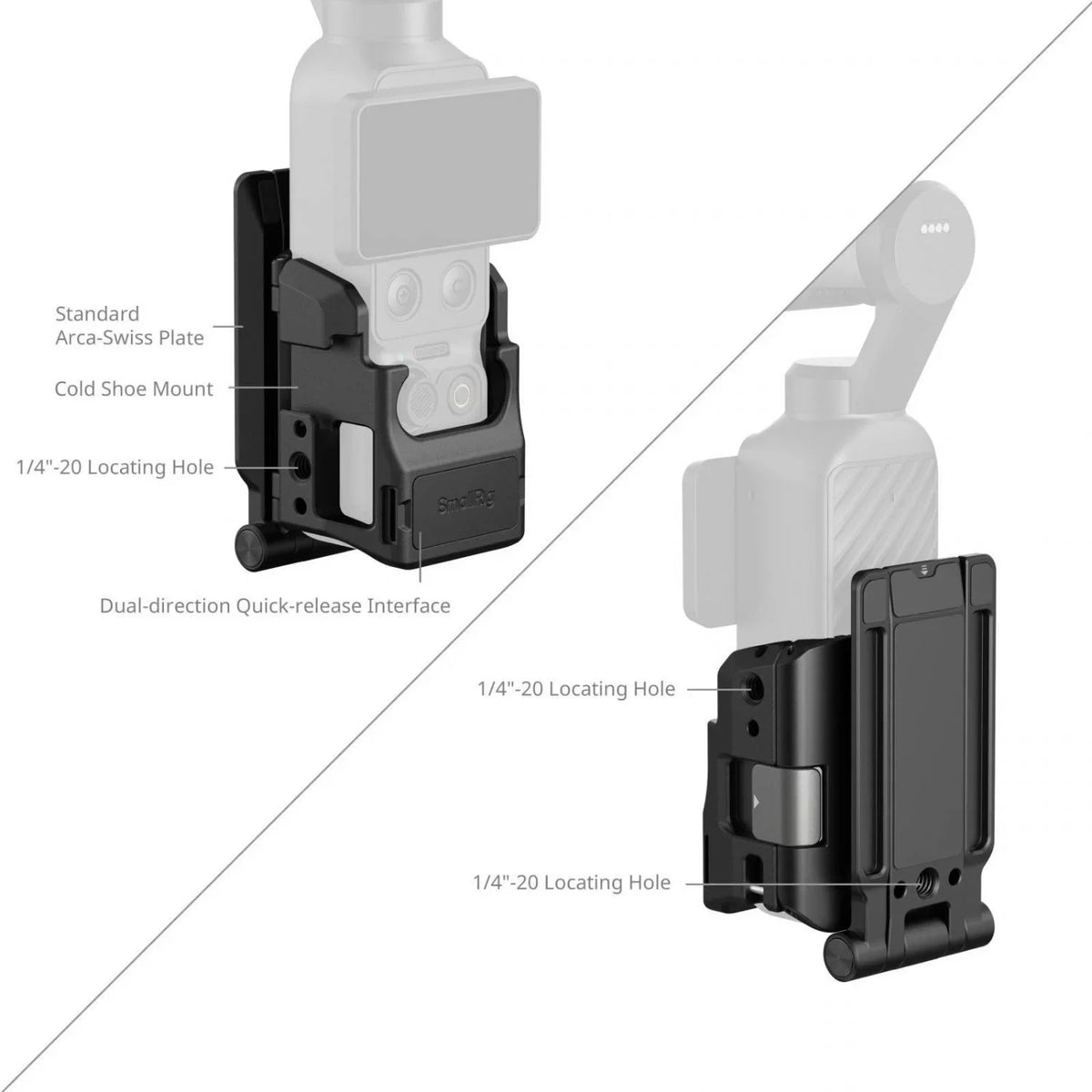 SmallRig 6872 Cage Kit für DJI Osmo Pocket 4 / 3
