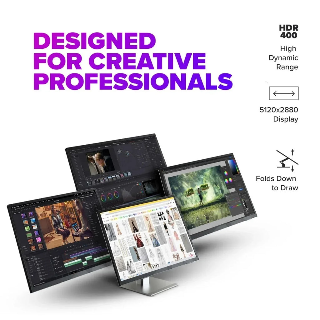 Alogic Clarity 5K Fold Touch 27" Touchscreen-Monitor mit USB-C Power Delivery