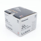 Panasonic Lumix G 20mm f/1.7 II ASPH used