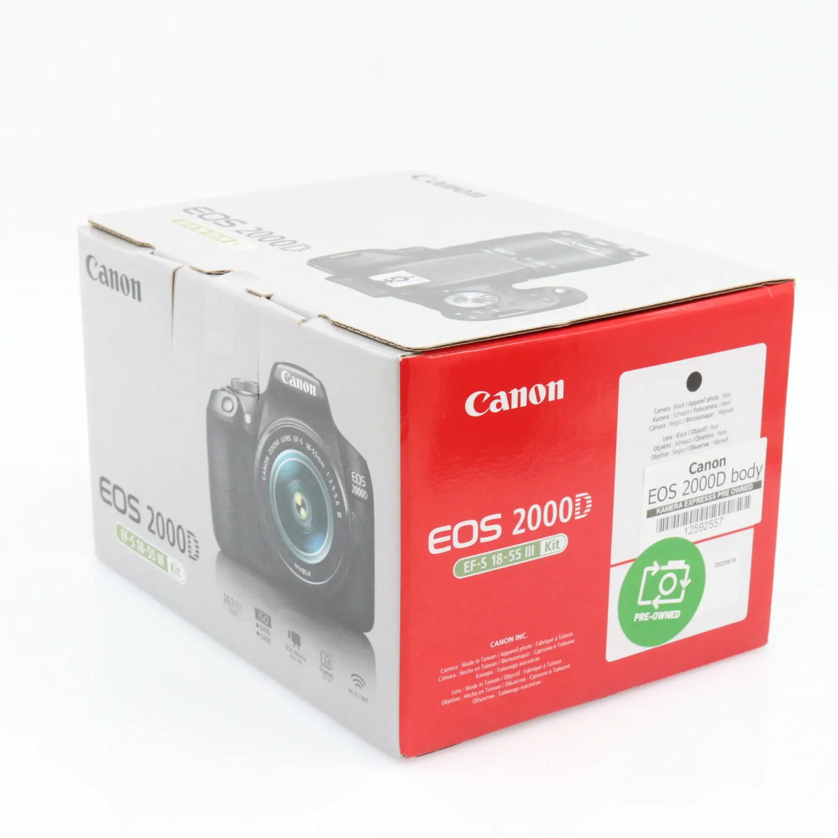 Canon EOS 2000D body used