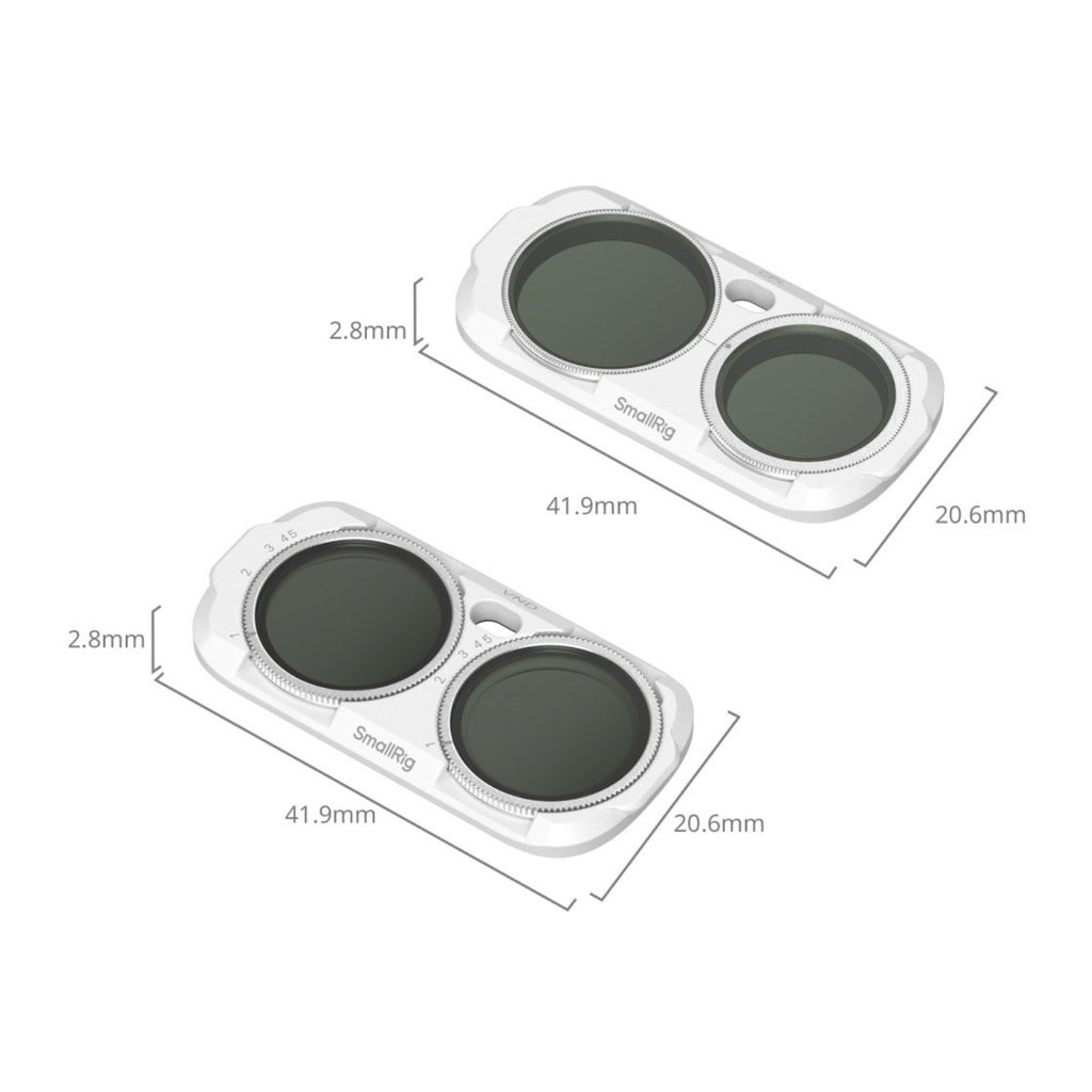 SmallRig 6986 CPL/VND Filter Kit for Insta360 Luna Ultra - White