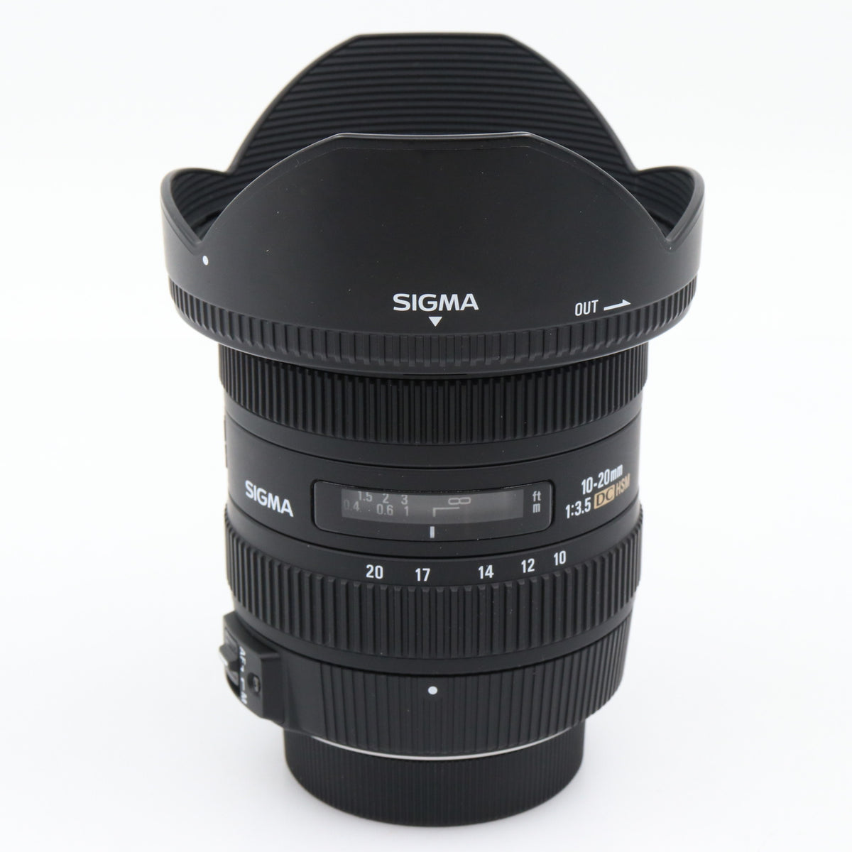 Sigma 10-20mm f/3.5 EX DC HSM Nikon used
