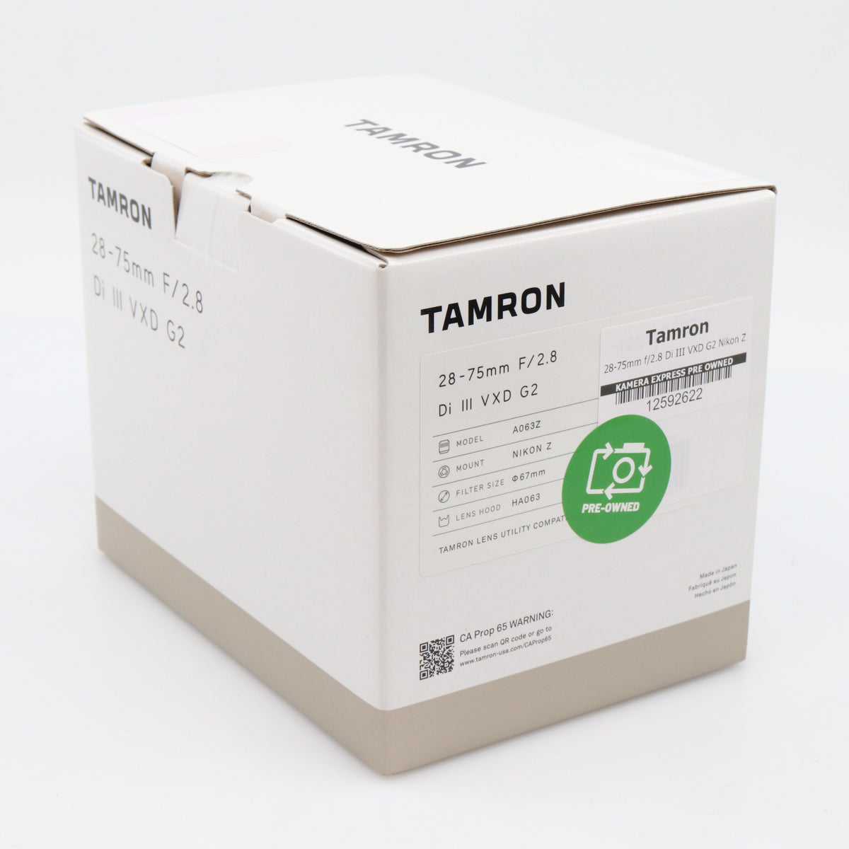 Tamron 28-75mm f/2.8 Di III VXD G2 Nikon Z gebraucht