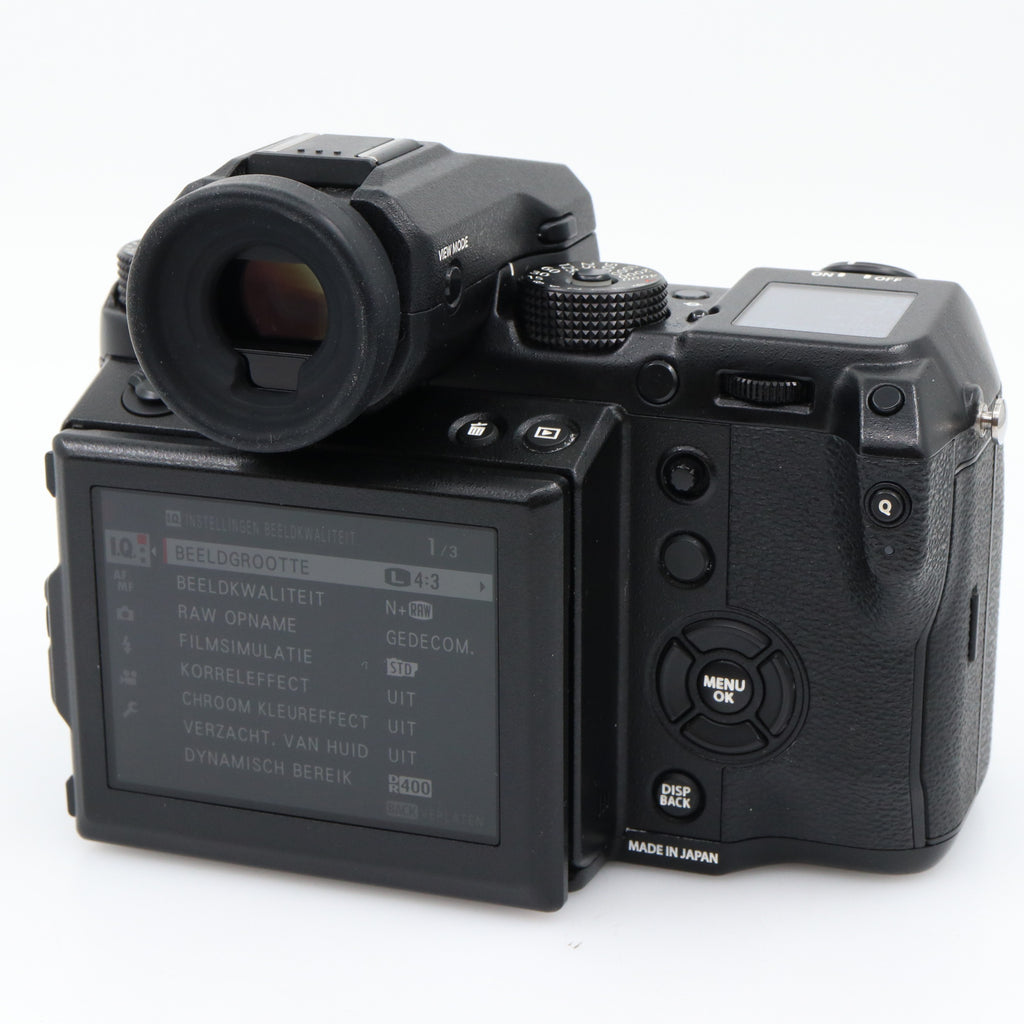 Fujifilm GFX 50S body used