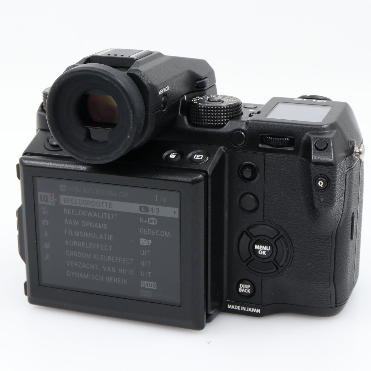 Fujifilm GFX 50S body used