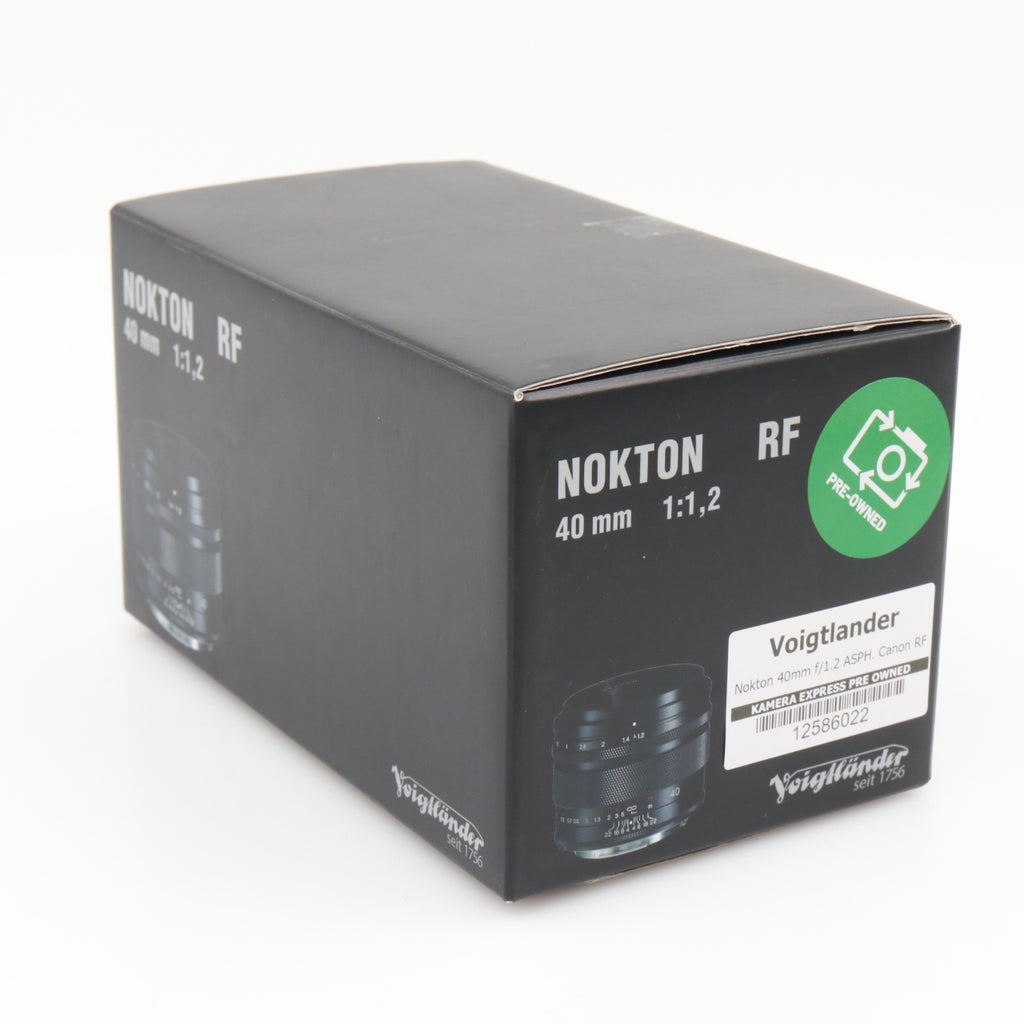 Voigtlander Nokton 40mm f/1.2 ASPH. Canon RF Gebraucht