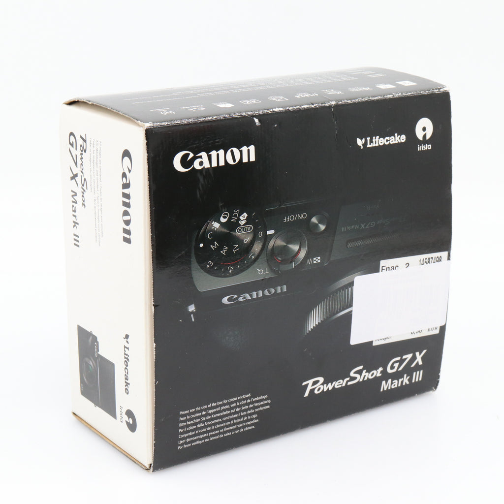 Canon Powershot G7X mark III zilver used
